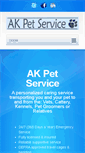Mobile Screenshot of akpetservice.co.uk